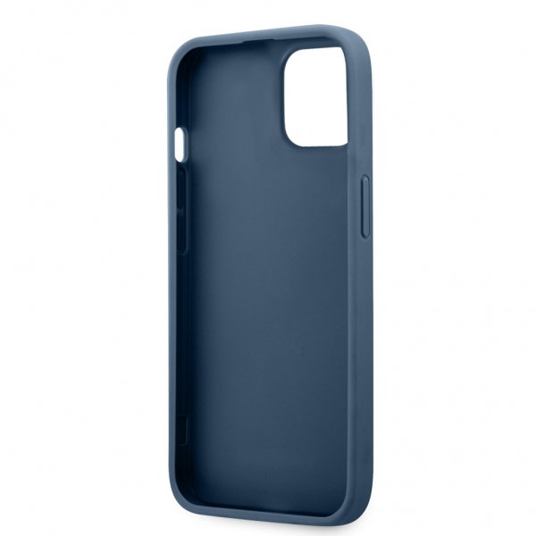 Guess iPhone 13 -kuori, Printed Stripe, sininen