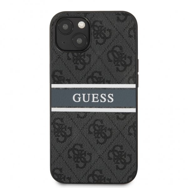 Guess iPhone 13 Kuori Printed Stripe Harmaa