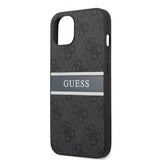 Guess iPhone 13 Kuori Printed Stripe Harmaa
