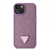 Guess iPhone 13 Kuori Rhinestone Violetti