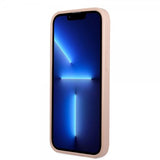 Guess iPhone 13 -kuori Saffiano Double Cardslot, ruusukulta