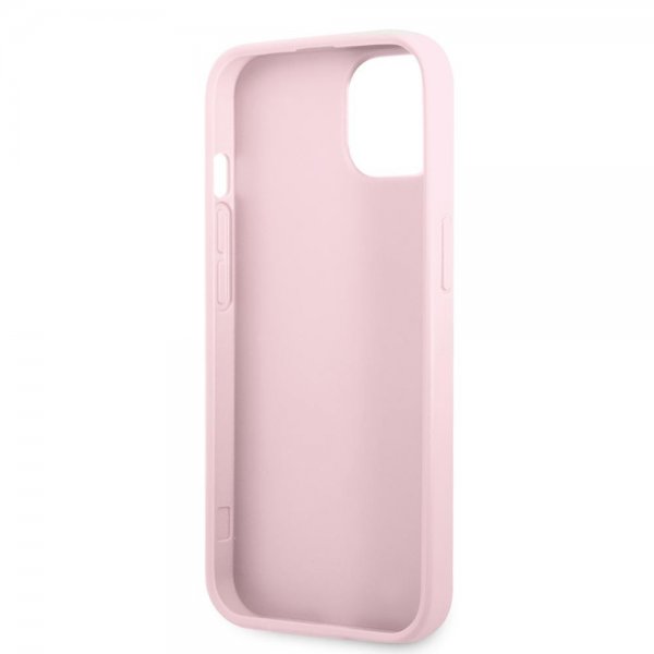 Guess iPhone 13 Saffiano Metal Logo Lila -suojakuori