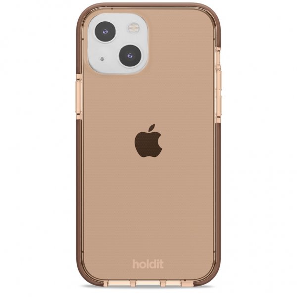 Holdit iPhone 13 Seethru Dark Brown -kuori