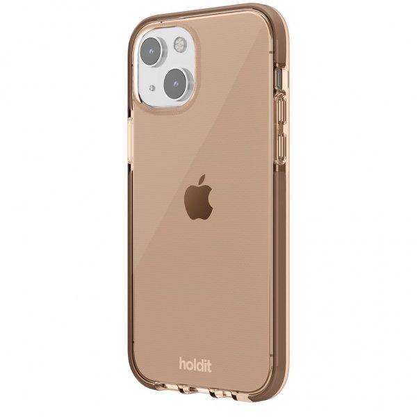 Holdit iPhone 13 Seethru Dark Brown -kuori