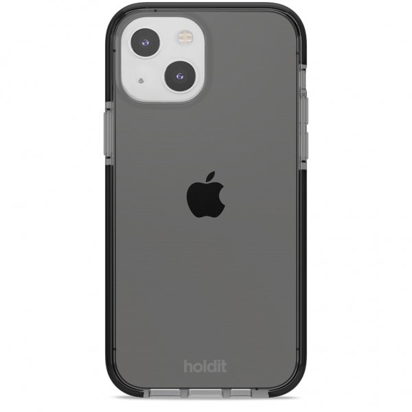 Holdit iPhone 13 Seethru -suojakuori, musta