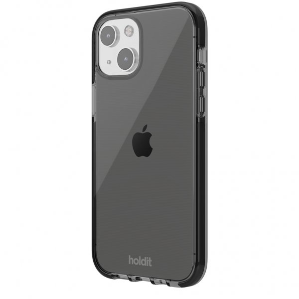 Holdit iPhone 13 Seethru -suojakuori, musta