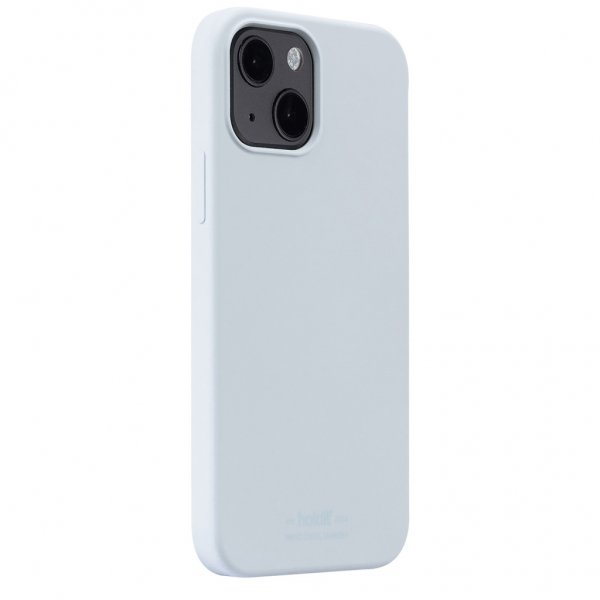 holdit iPhone 13 -silikonisuojakuori, Mineral Blue