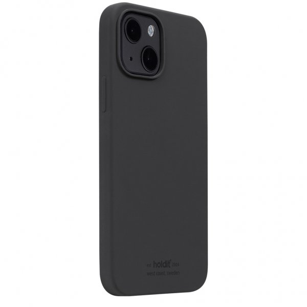 holdit iPhone 13 Silikonikuori Musta