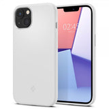 Spigen iPhone 13 -kuori Silicone Fit valkoinen
