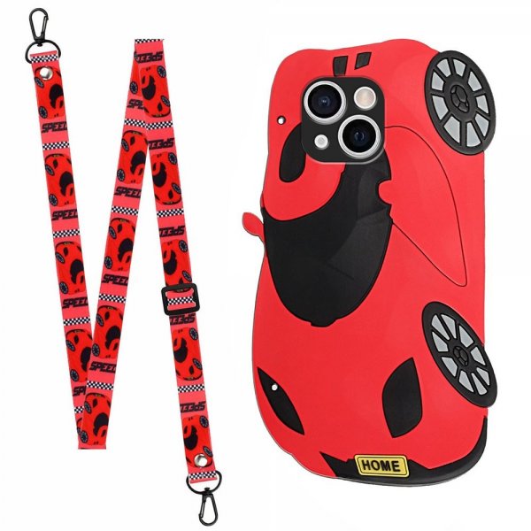 iPhone 13 Kuori Silikoni 3D Auto