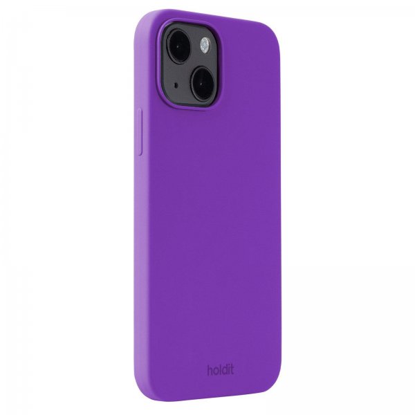 holdit iPhone 13 -silikonisuojakuori, Bright Purple
