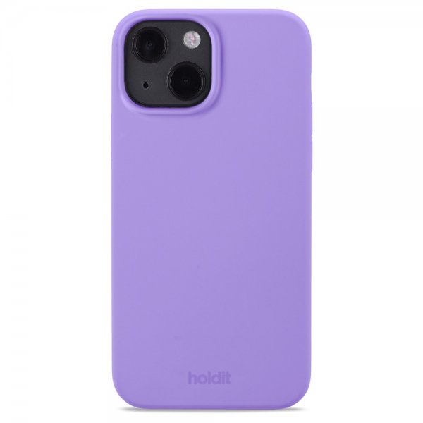 holdit iPhone 13 -silikonisuojakuori, violetti