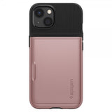 Spigen iPhone 13 -kuori, Slim Armor CS, ruusukulta