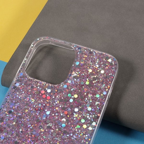Nordic Covers iPhone 13 -kuori, Sparkle Series, Blossom Pink