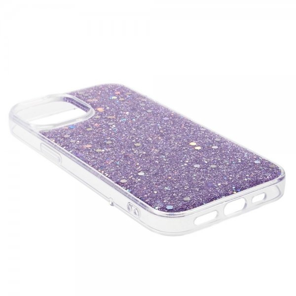 Nordic Covers iPhone 13 -kuori, Sparkle Series, liila