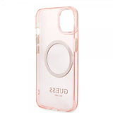 Guess iPhone 13 Kuori Translucent MagSafe Ruusu
