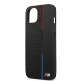 BMW iPhone 13 Kuori Triangle Pattern Musta