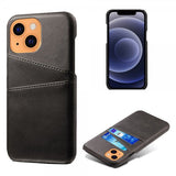 iPhone 13 -kuori kahdella korttipaikalla, musta