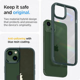 Spigen iPhone 13 -kuori Ultra Hybrid Midnight Green