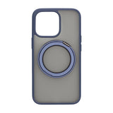 iPhone 13 Pro Max/iPhone 12 Pro Max Kuori Pyörivä MagSafe-jalusta Sininen