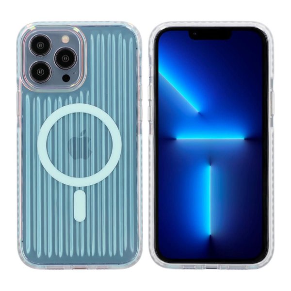 iPhone 13 Pro Max/iPhone 12 Pro Max Kuori TPU MagSafe Sininen