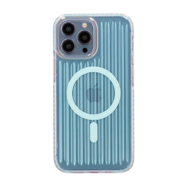 iPhone 13 Pro Max/iPhone 12 Pro Max Kuori TPU MagSafe Sininen