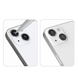 iPhone 13/13 Mini Kameranlinssuojus kehyksellä - Hopea