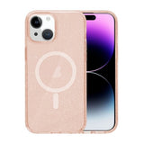 iPhone 13/iPhone 14 Kuori Glitter MagSafe Kulta