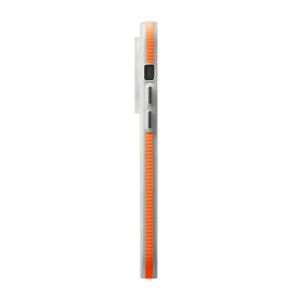 Rvelon iPhone 13/iPhone 14 Kuori Aaltokuvioitu MagSafe Oranssi