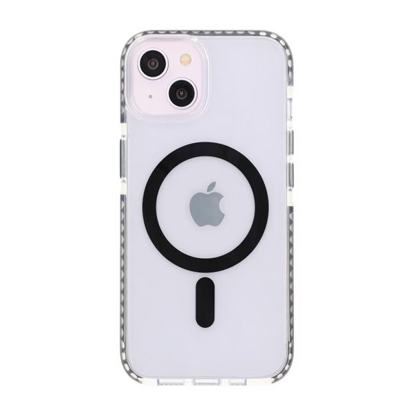iPhone 13/iPhone 14 Kuori Iskunkestävä MagSafe Musta