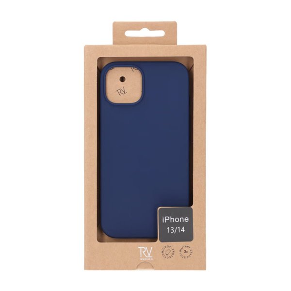 Rvelon iPhone 13/iPhone 14 Silikonikuori Sininen
