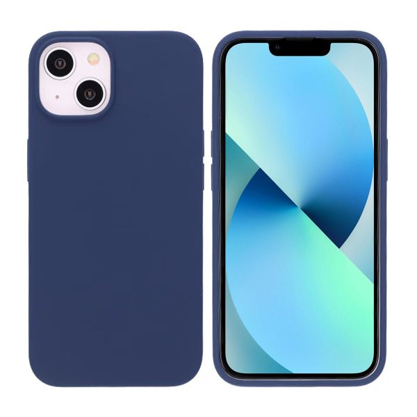 Rvelon iPhone 13/iPhone 14 Silikonikuori Sininen