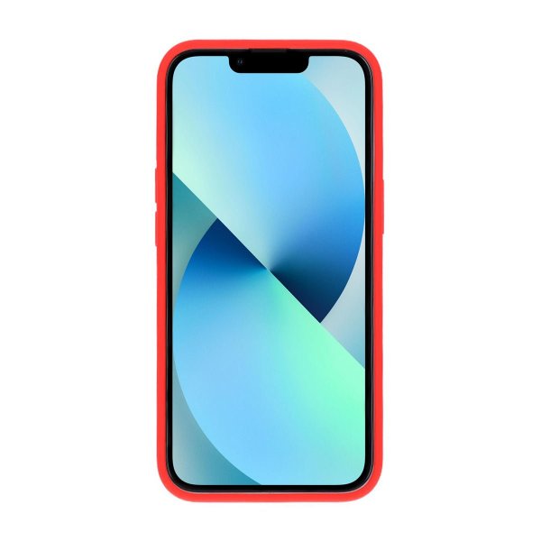 Rvelon iPhone 13/iPhone 14 Silikonikuori Punainen