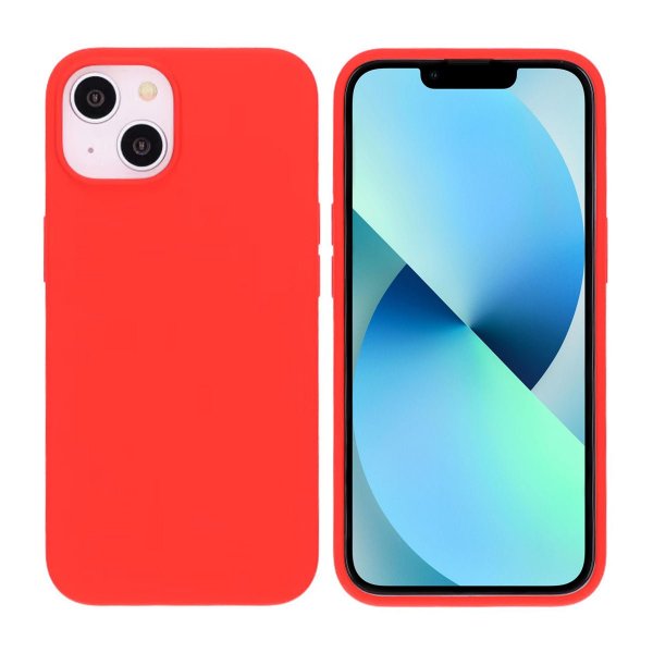 Rvelon iPhone 13/iPhone 14 Silikonikuori Punainen
