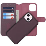 Rvelon iPhone 13/iPhone 14 -magneettikotelo, irrotettava kuori, violetti