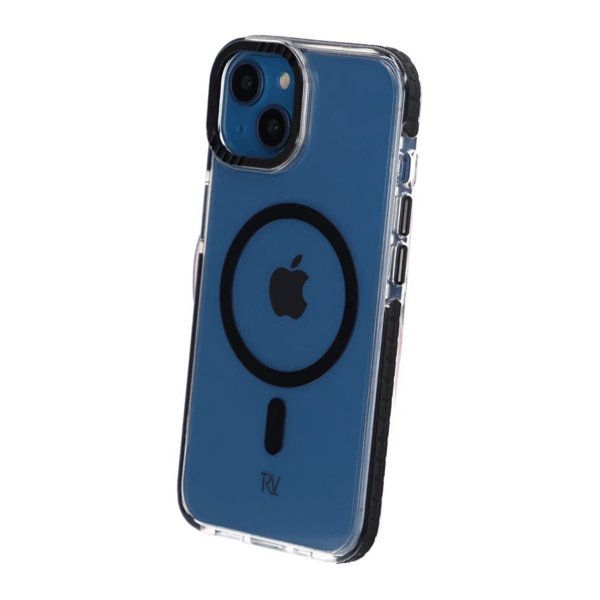 Rvelon iPhone 13/iPhone 14 Kuori TPU MagSafe Musta