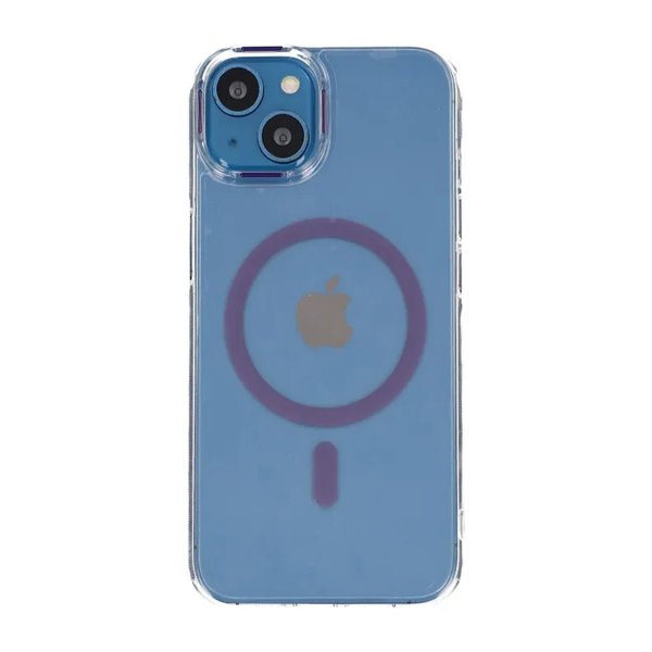 iPhone 13/iPhone 14 Kuori TPU MagSafe Violetti