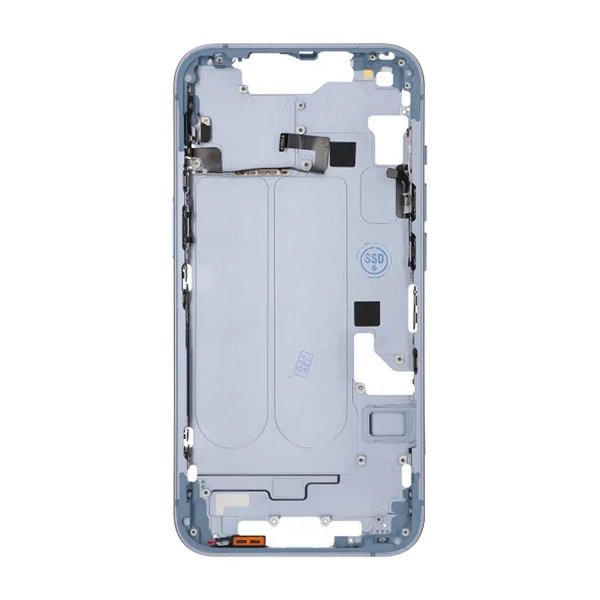 iPhone 14 Takaosa ja Koko Kehys OEM - Sininen