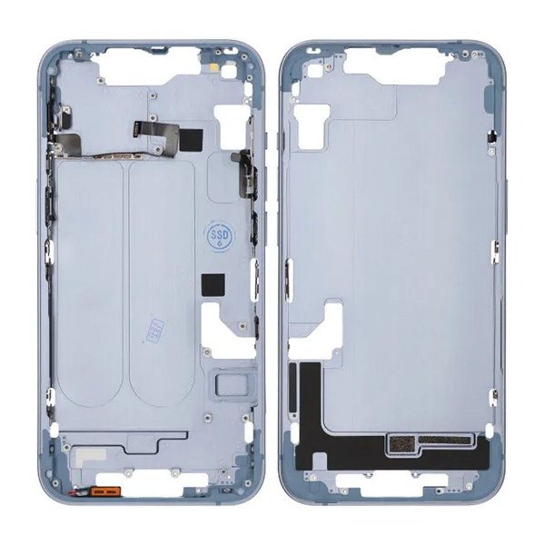 iPhone 14 Takaosa ja Koko Kehys OEM - Sininen