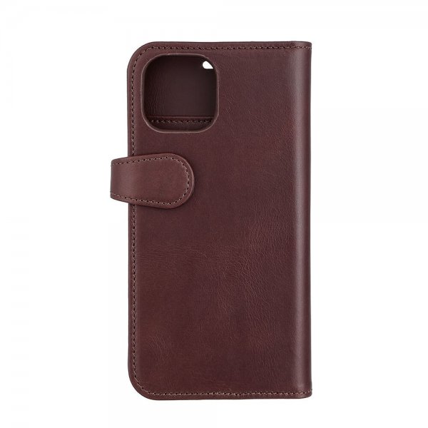 Buffalo iPhone 13/14/15 Kotelo 2-in-1 Irrotettava lompakko Ruskea