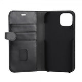 Buffalo iPhone 13/14/15 Kotelo 2-in-1 Irrotettava Lompakko Musta