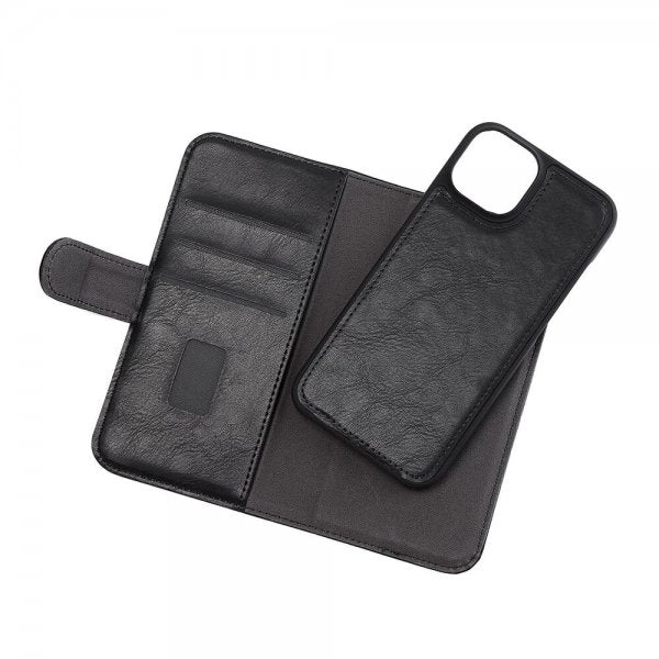 Gear iPhone 13/14 Kotelo 2-in-1 Irrotettava kolmella korttipaikalla Musta