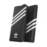 Adidas iPhone 14 -suojakotelo 3 Stripes Booklet Case, musta/valkoinen
