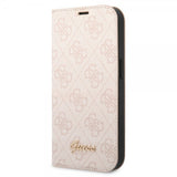 Guess iPhone 13/14/15 Kotelo 4G Logo Pinkki