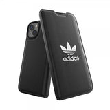 Adidas iPhone 14 -kotelo Booklet Case Basic Musta