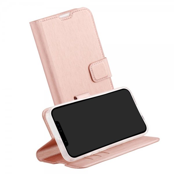 Vivanco iPhone 14 Fodral Classic Wallet Ruusukulta