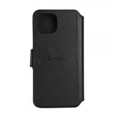 Krusell iPhone 14 Kotelo Leather PhoneWallet Musta
