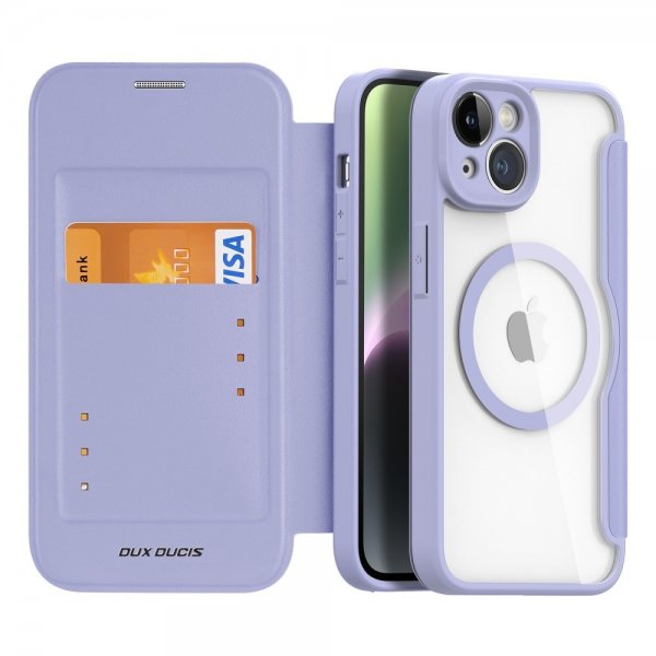 Dux Ducis iPhone 14 -kotelo Skin X Pro Series MagSafe, violetti