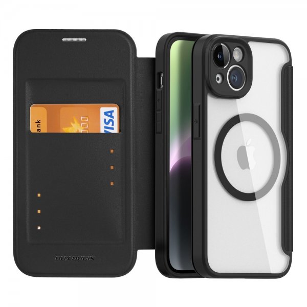 Dux Ducis iPhone 14 -kotelo Skin X Pro Series MagSafe, musta