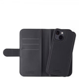 Holdit iPhone 14 Suojakotelo Wallet Case Magnet Musta